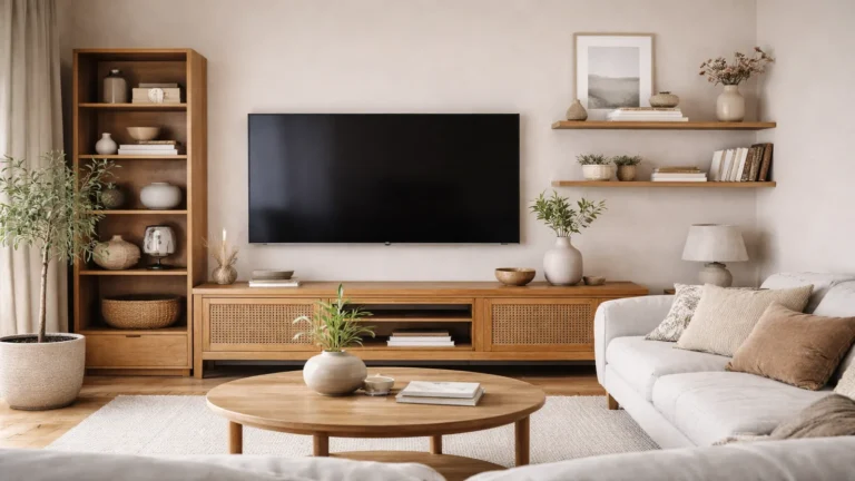 Indretning af TV-væg: sådan får du TV’et til at falde naturligt ind